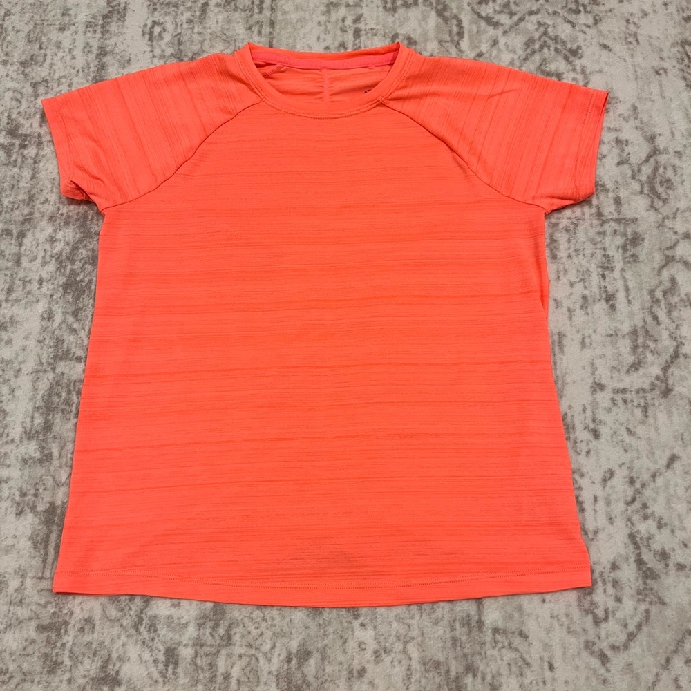 Athleta Girl Ruched Tech Tee Orange